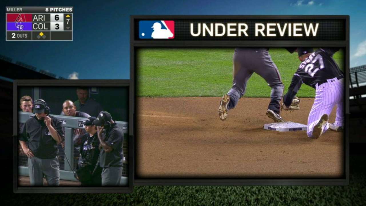 Blackmon nabs Gosselin at second