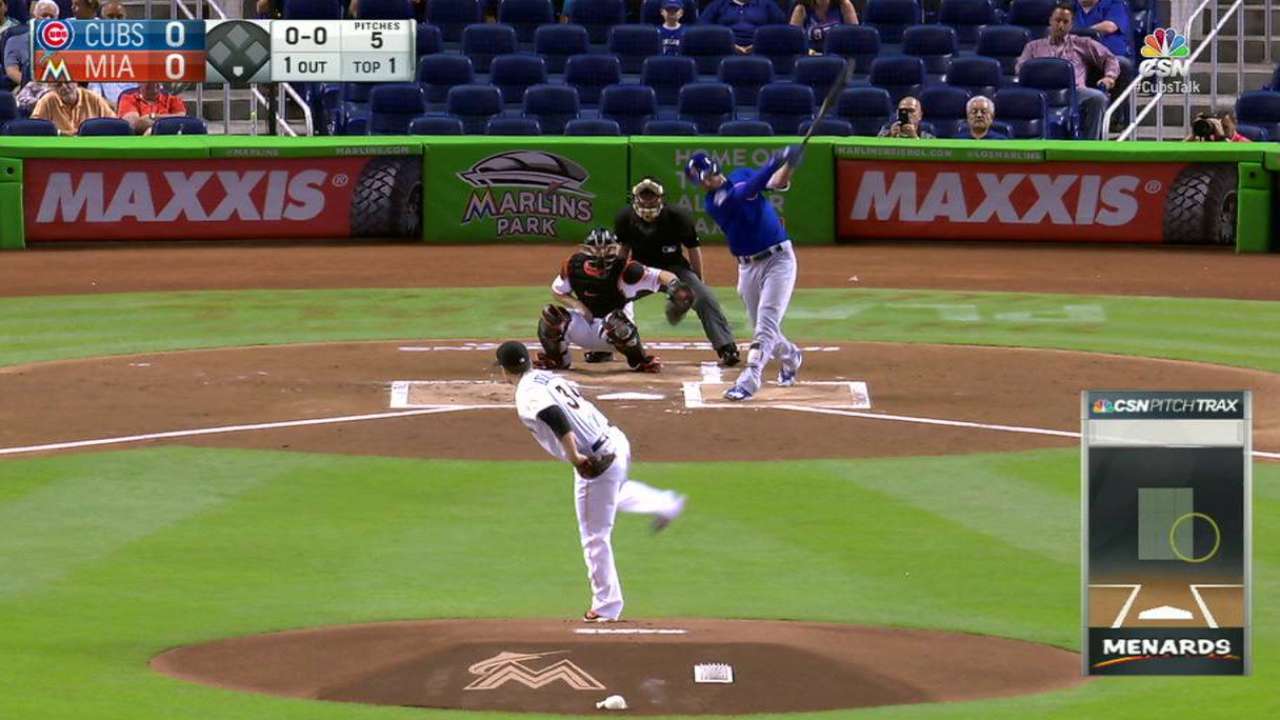 Bryant launches a homer to left