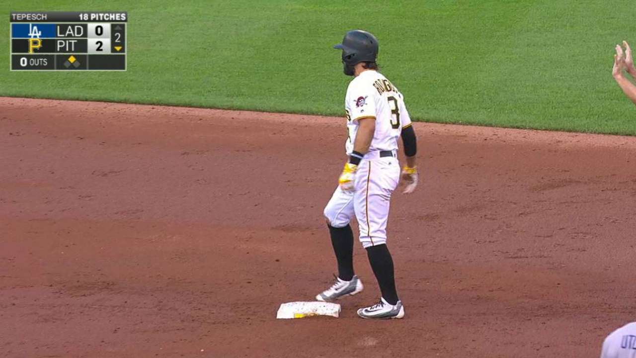 Sean Rodríguez remolca 3 y Piratas frenan racha de Dodgers Sean Rodríguez remolca 3 y Piratas frenan racha de Dodgers