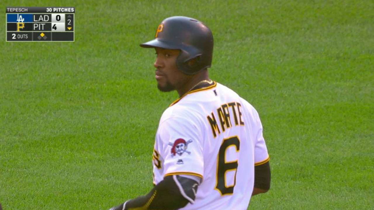 Marte's RBI double
