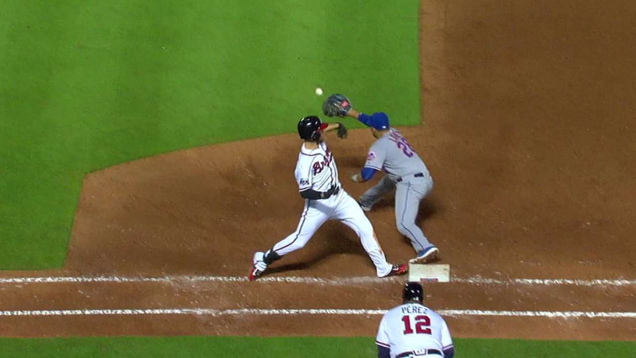 Inciarte's infield single