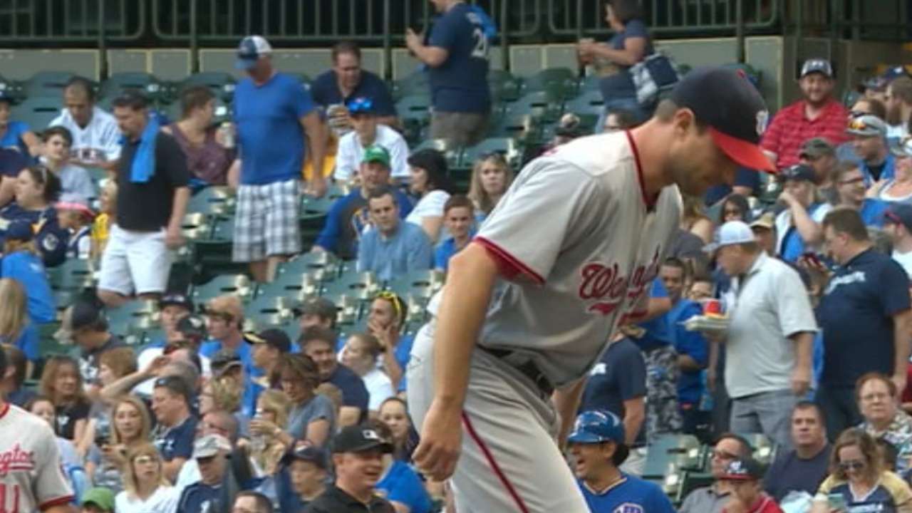 Scherzer fans 10 in six innings