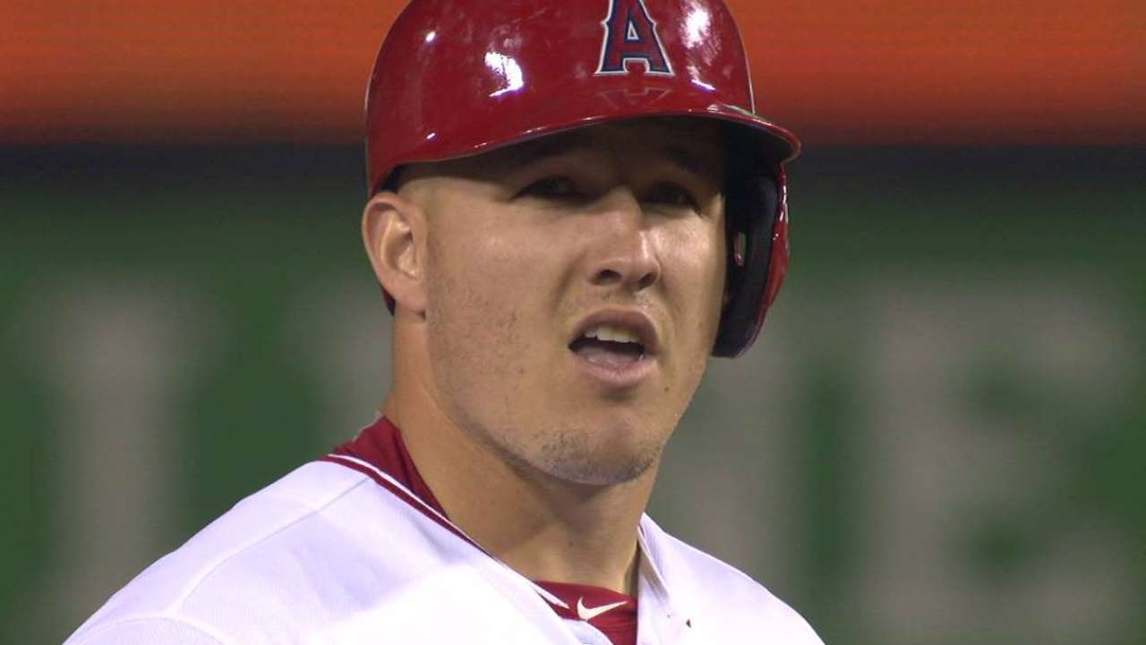 Trout's RBI single