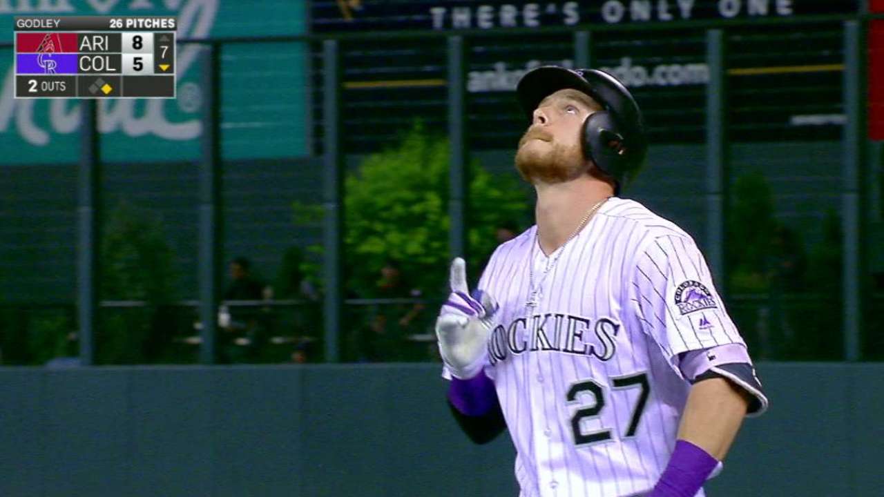Story's pinch-hit RBI single