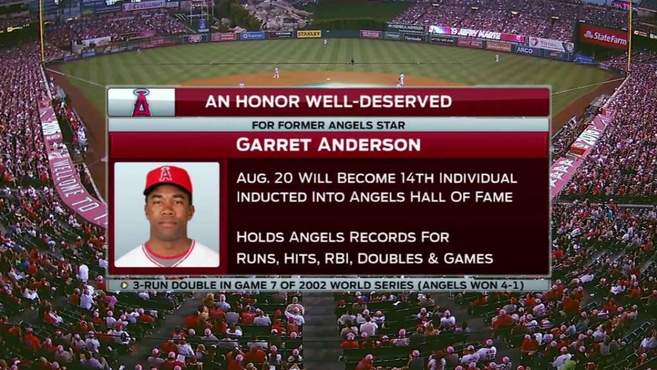 Angels HOF induction shines spotlight on Anderson