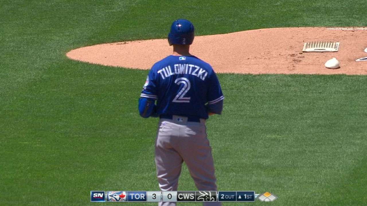 Tulo's RBI double to left