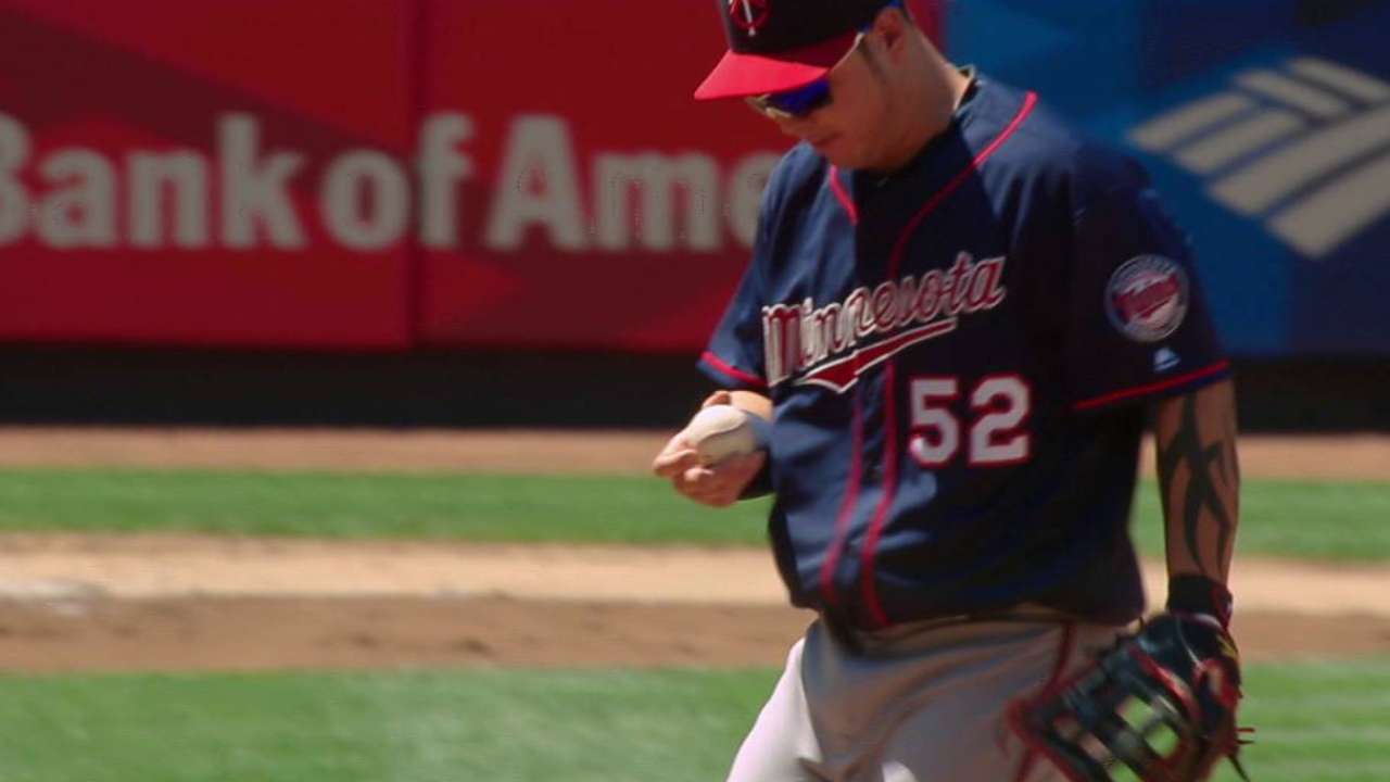 Park snags a line drive