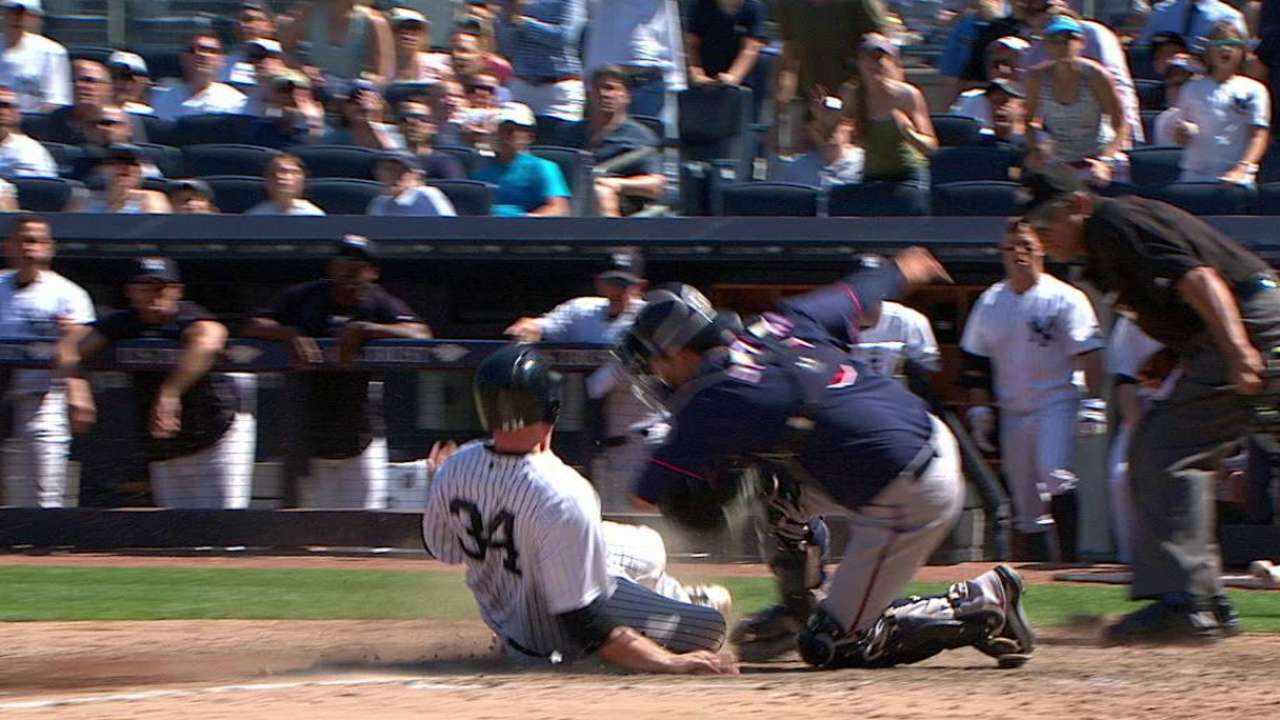 Grossman's out at home confirmed