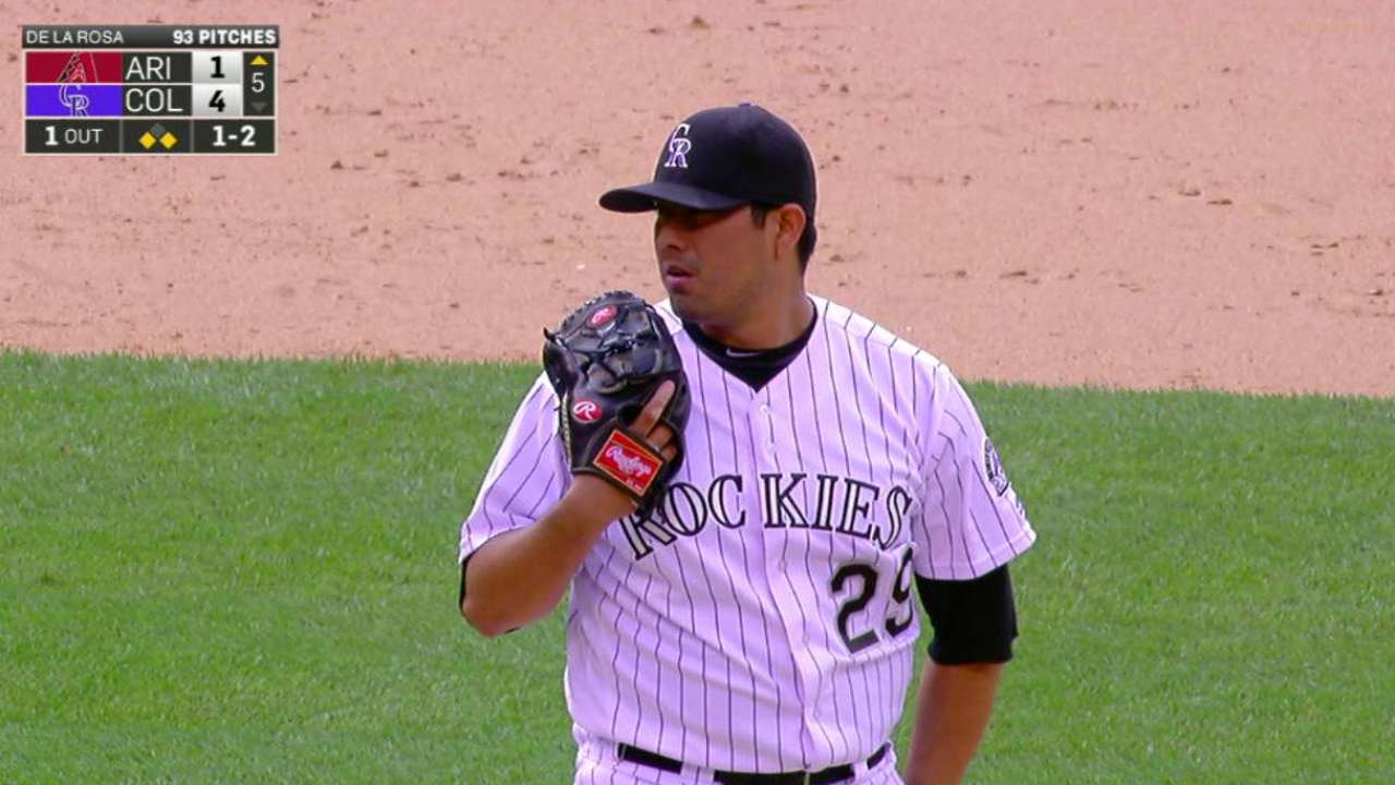 Arenado starts 5-4-3 double play