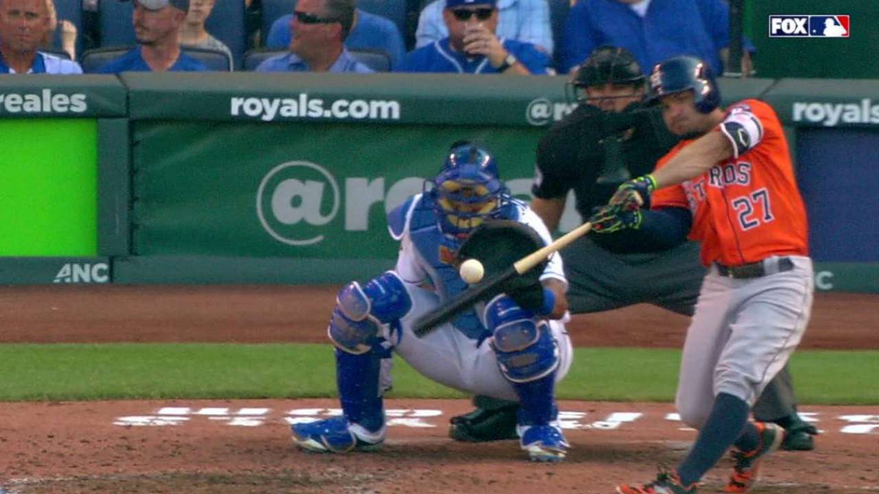 Altuve fue el héroe en victoria de Astros ante Reales