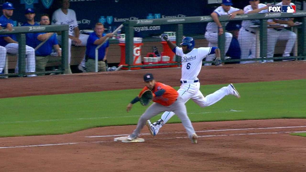 Cain's RBi fielder's choice