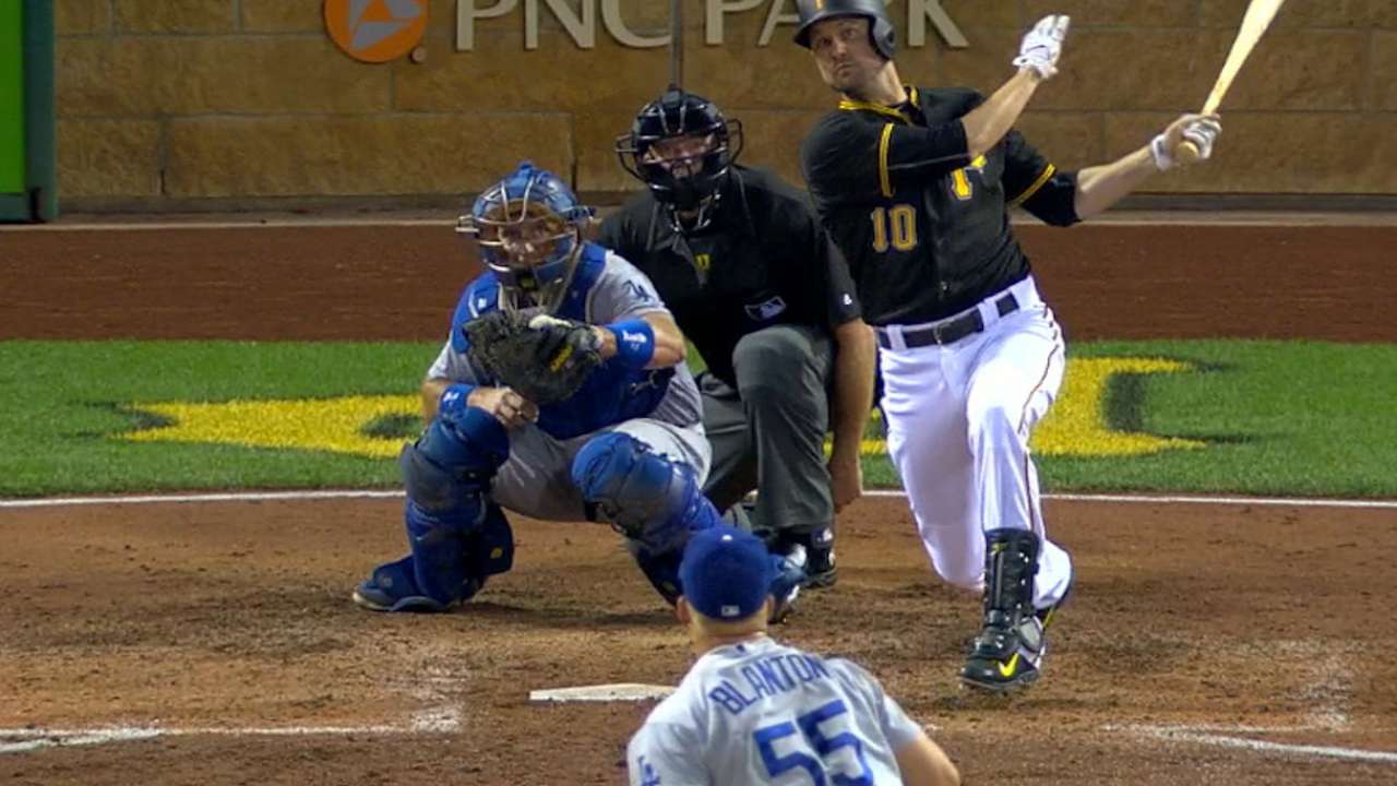 Pirates plate five in the 6th