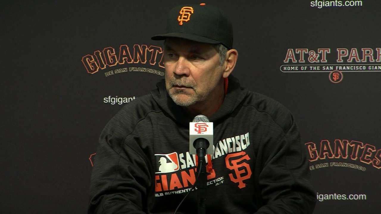 Bochy on 3-2 loss