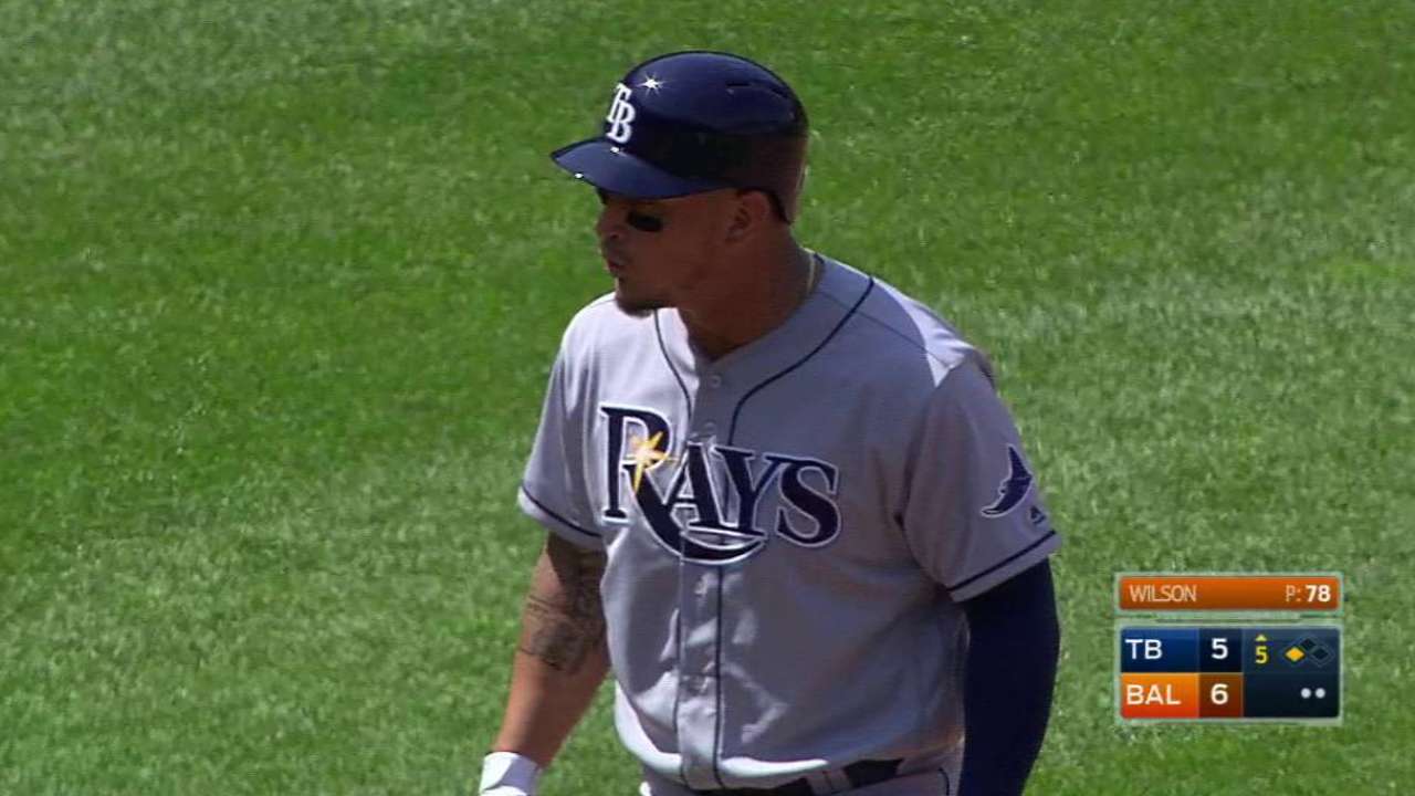 Arcia's double drives in two