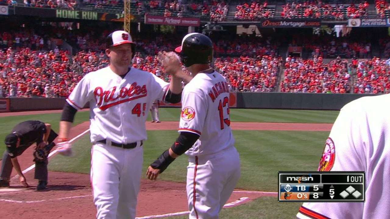 Baltimore cerca del récord de jonrones para el mes de junio