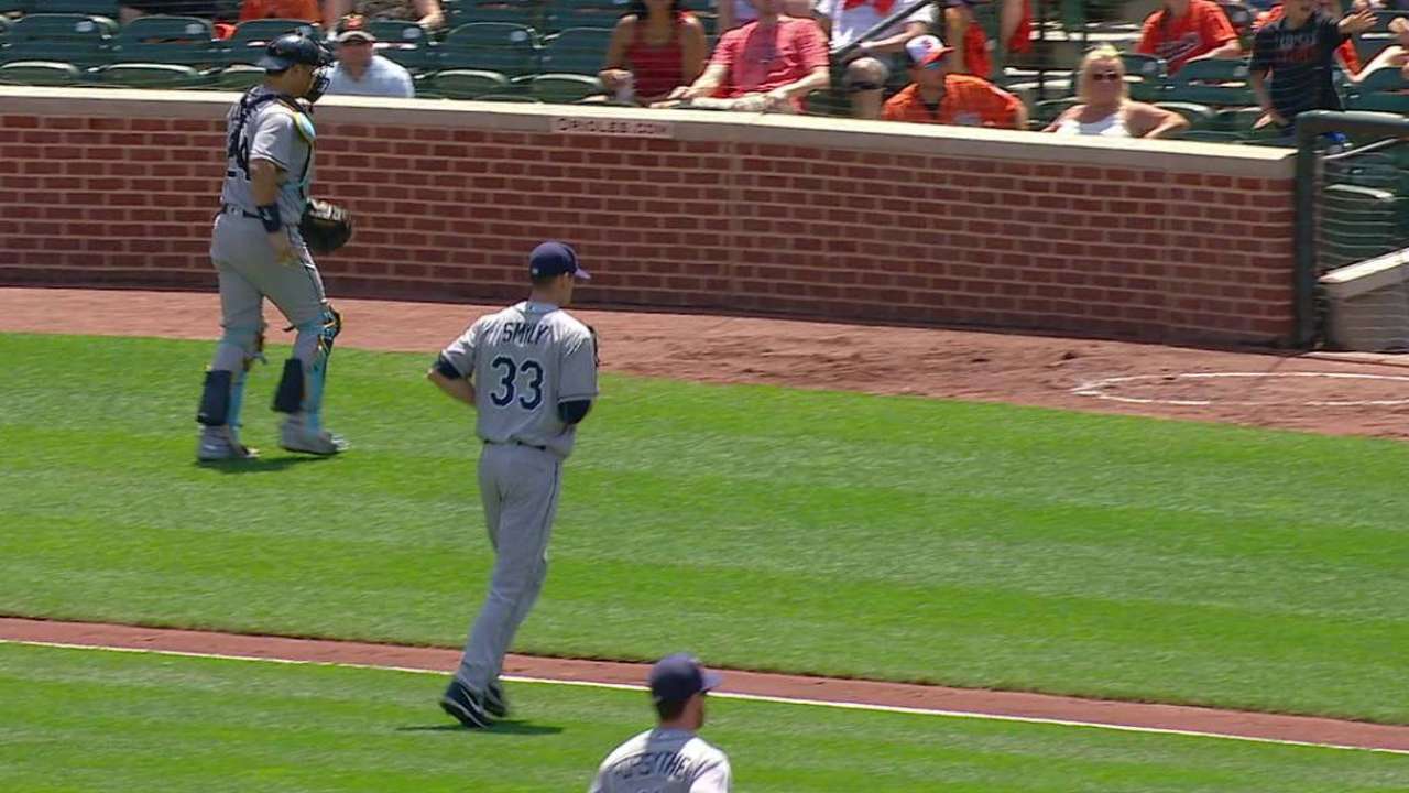 Smyly strikes out Machado