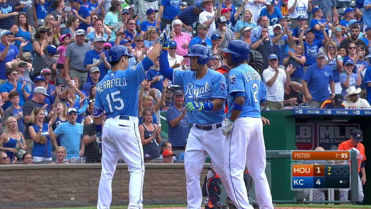 Cuthbert's two-run home run