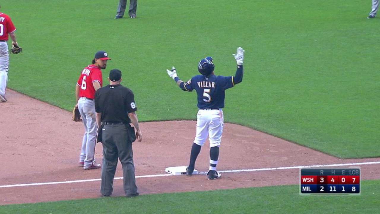 Crew's sun-aided rally comes up short in ninth