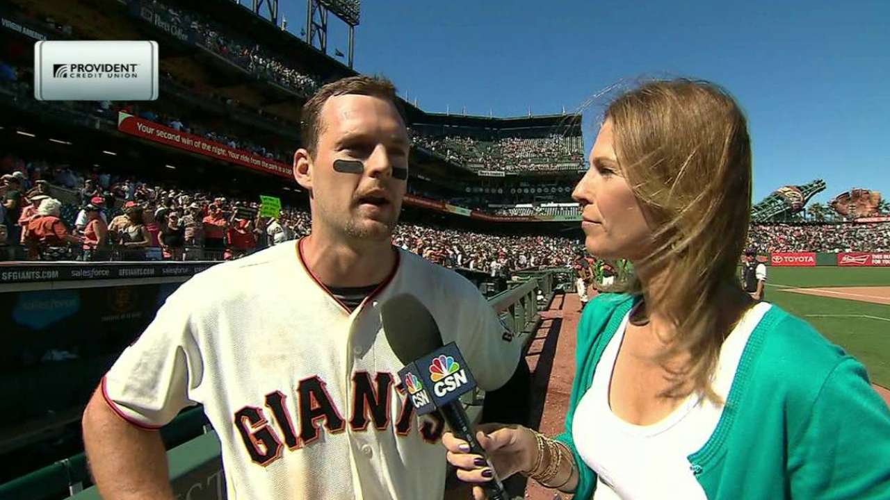 Gillaspie on win, Bochy