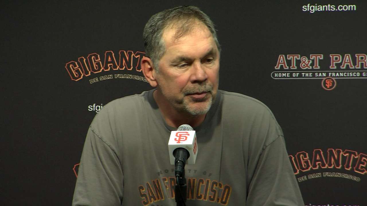 Bochy talks about his 800th win