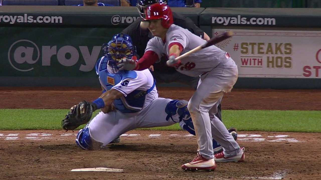 Diaz fouls ball off face