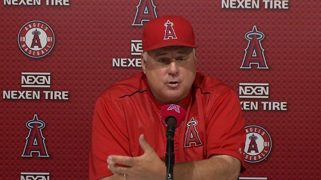 Scioscia on 4-2 loss to Astros