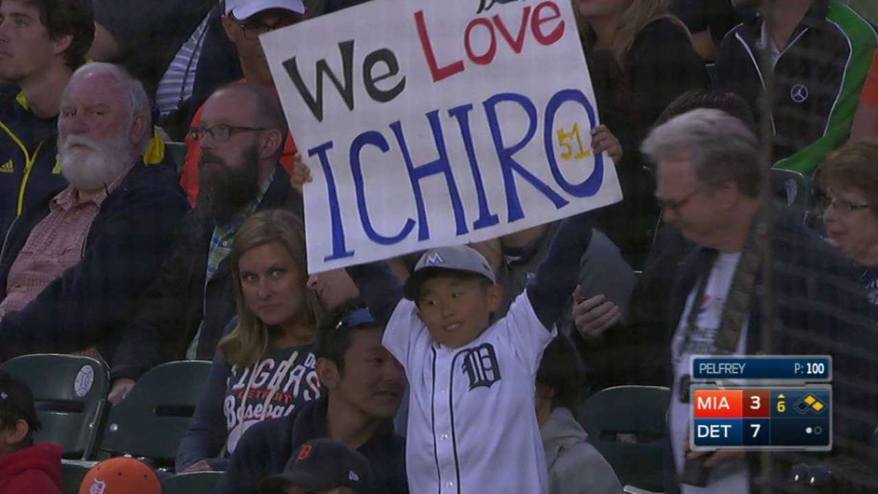 Ichiro's 2,985th career hit