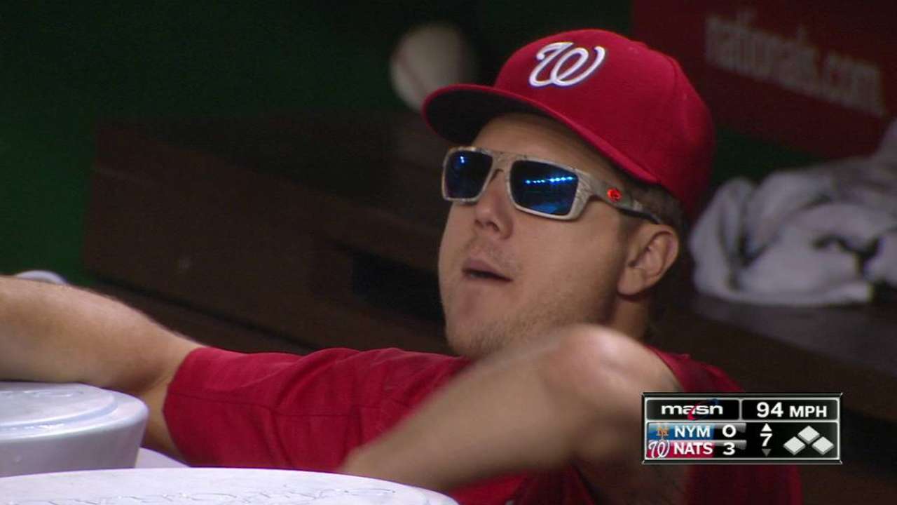 Papelbon rocks shades at night