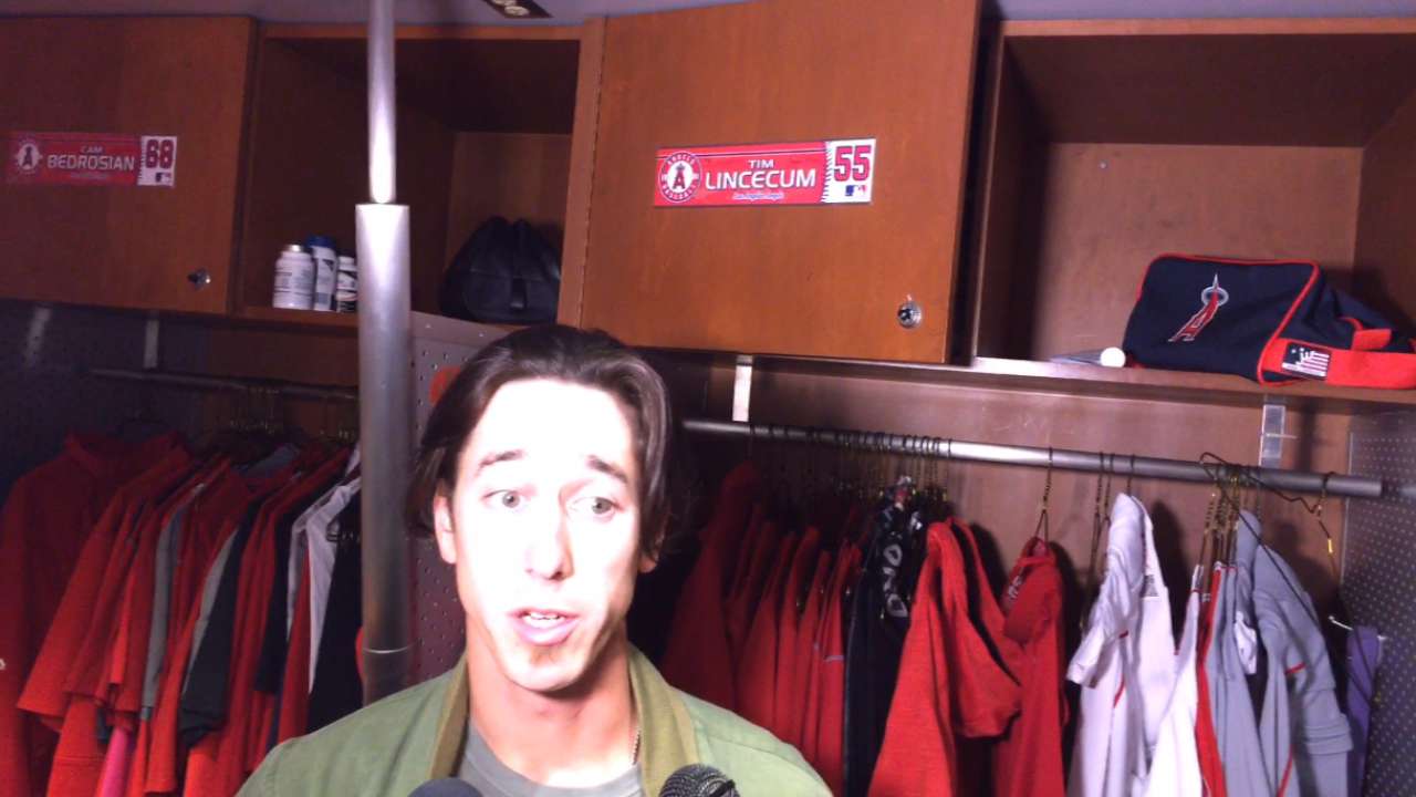 Lincecum on loss to Astros