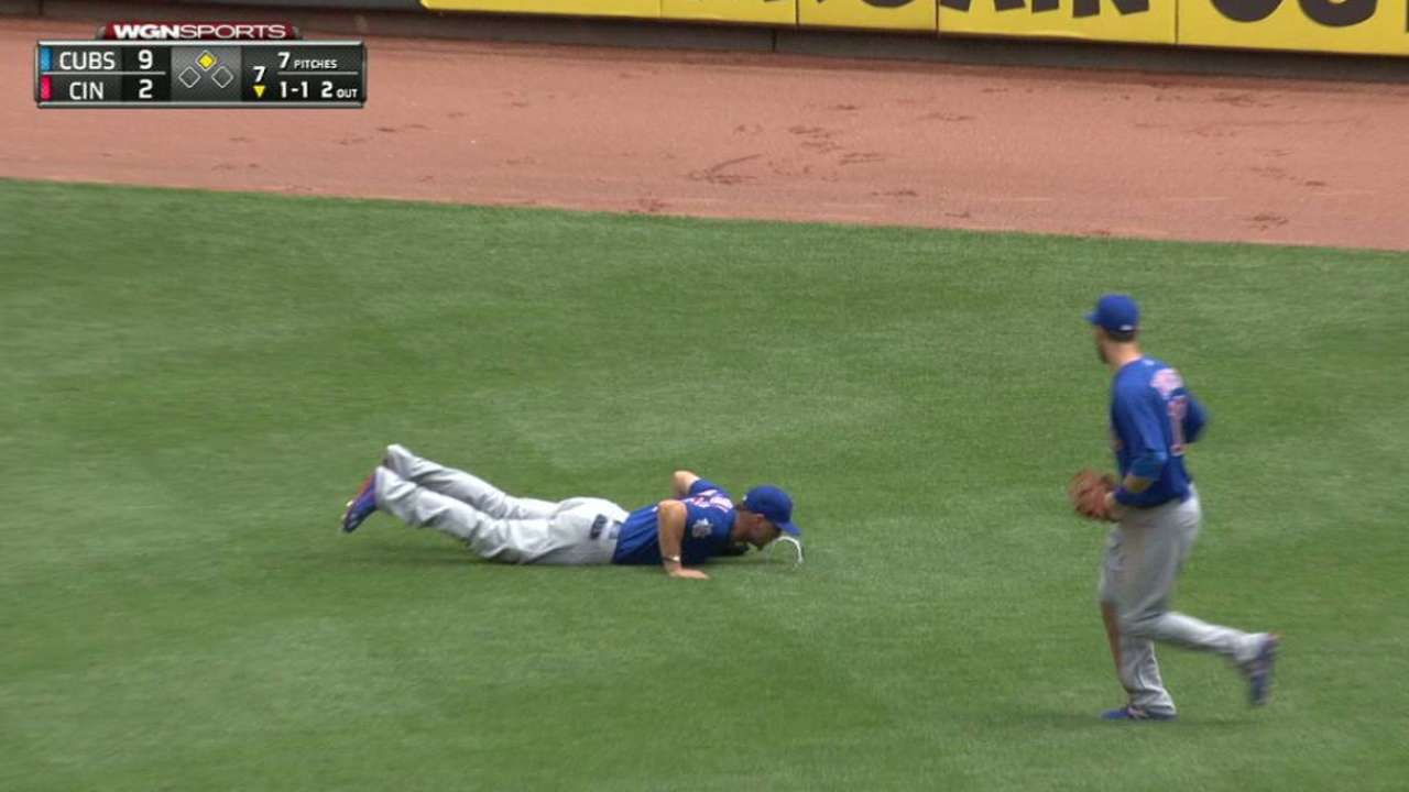 Almora Jr.'s fine diving catch