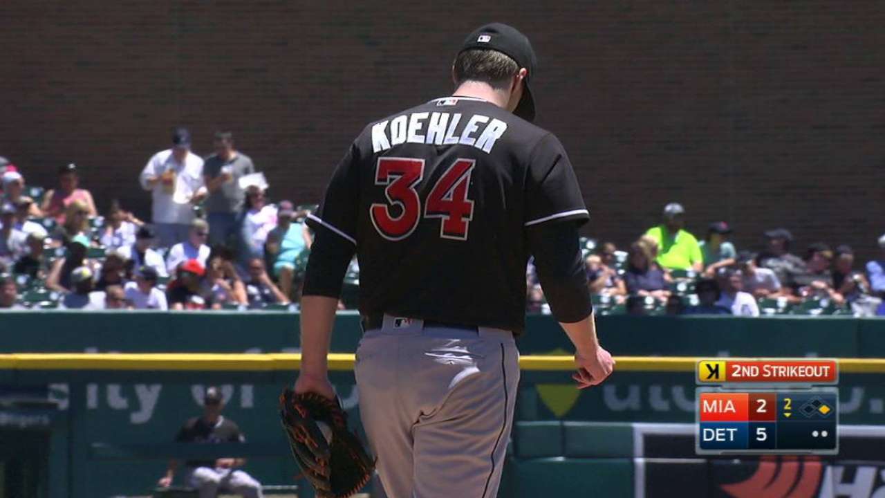 Koehler not panicked after 1st-inning woes