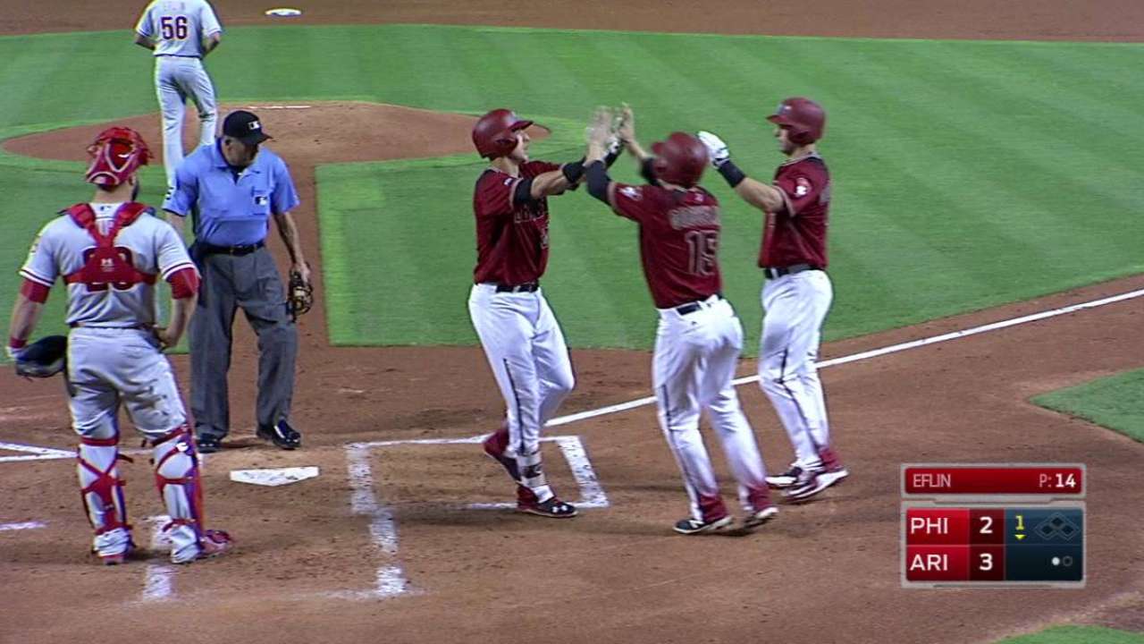 Lamb's three-run home run