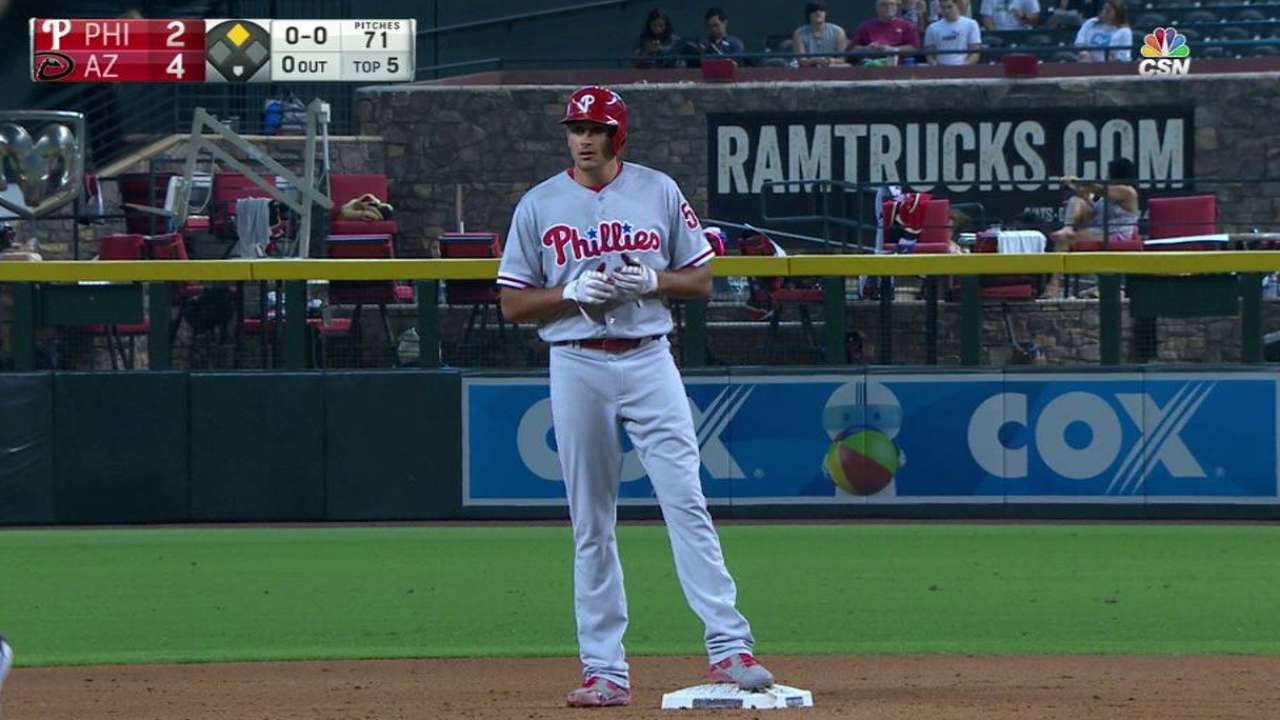 Eflin's first career hit