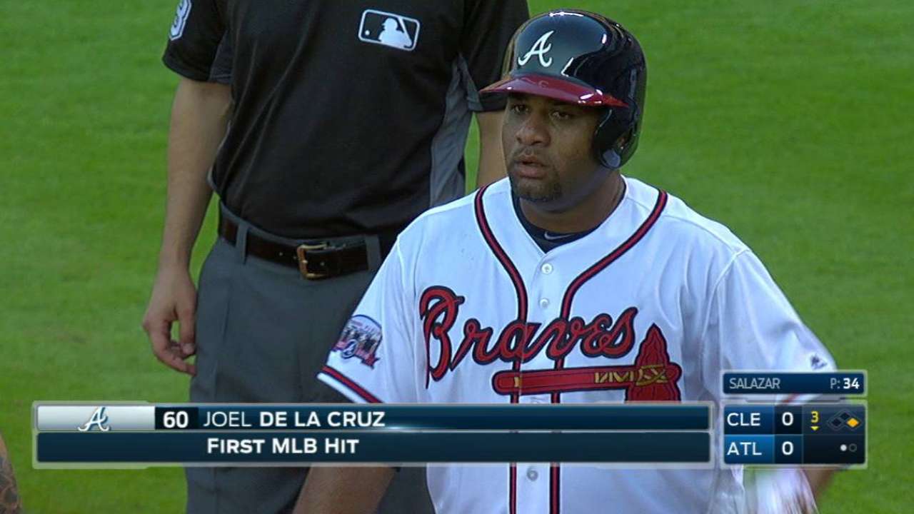 De La Cruz's first hit