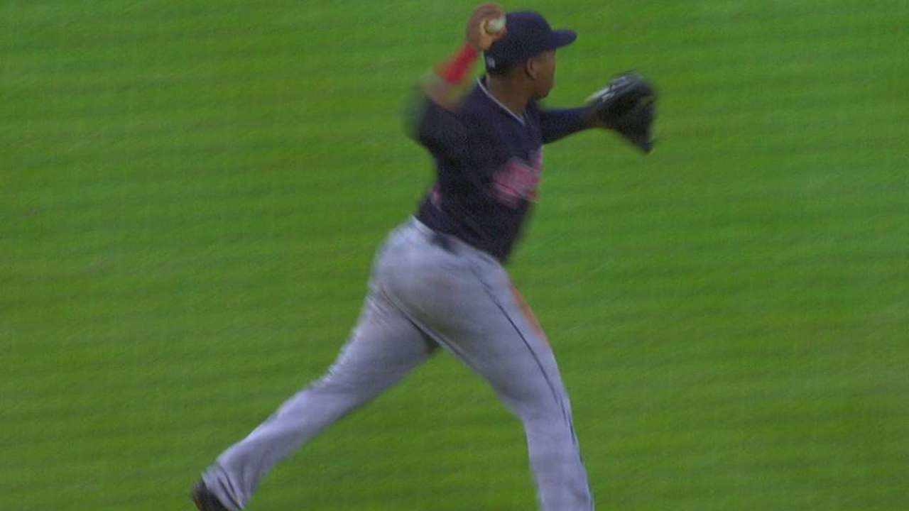 Ramirez starts a double play