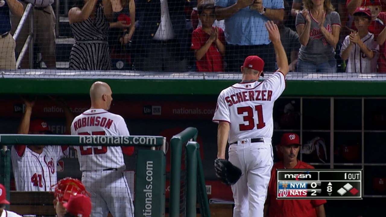 Scherzer's 10 K's in 10 seconds
