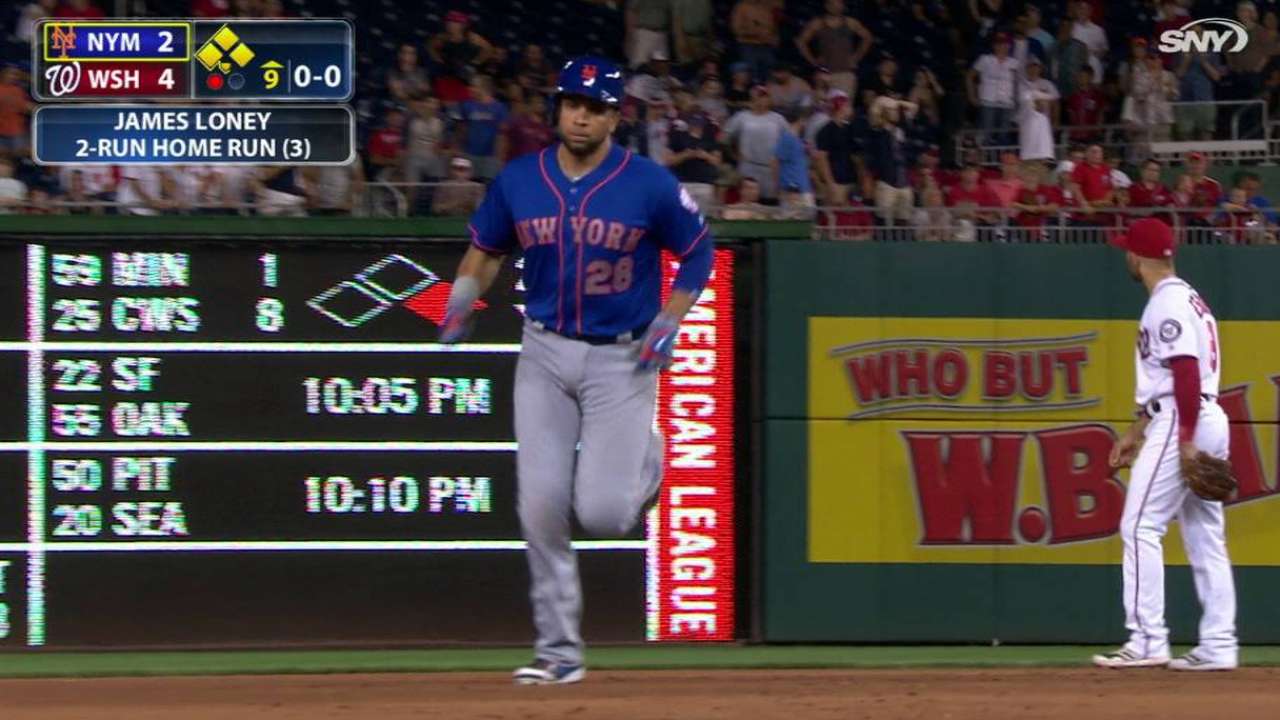 Reacción de Mets no alcanzó para evitar derrota ante Nacionales