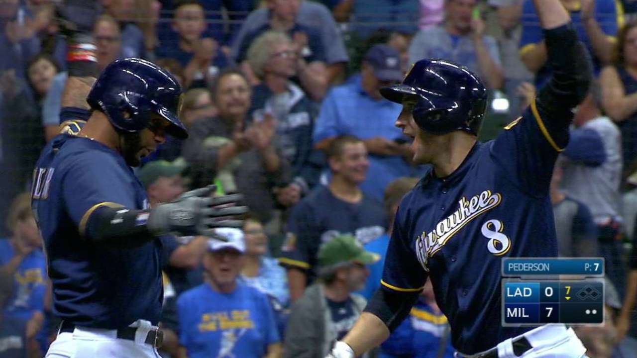 Braun's two-run homer