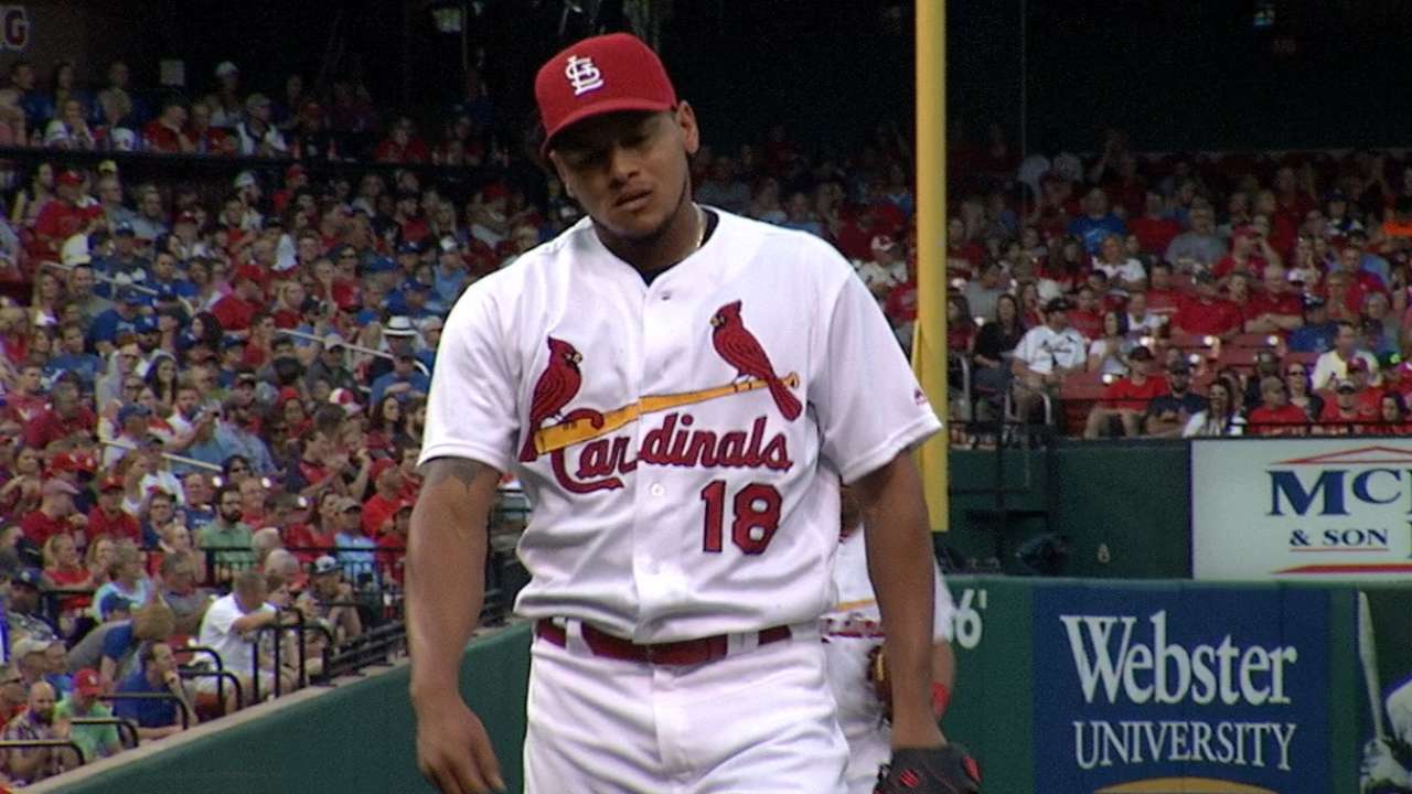 Martinez is solid, but Cards' bullpen struggles