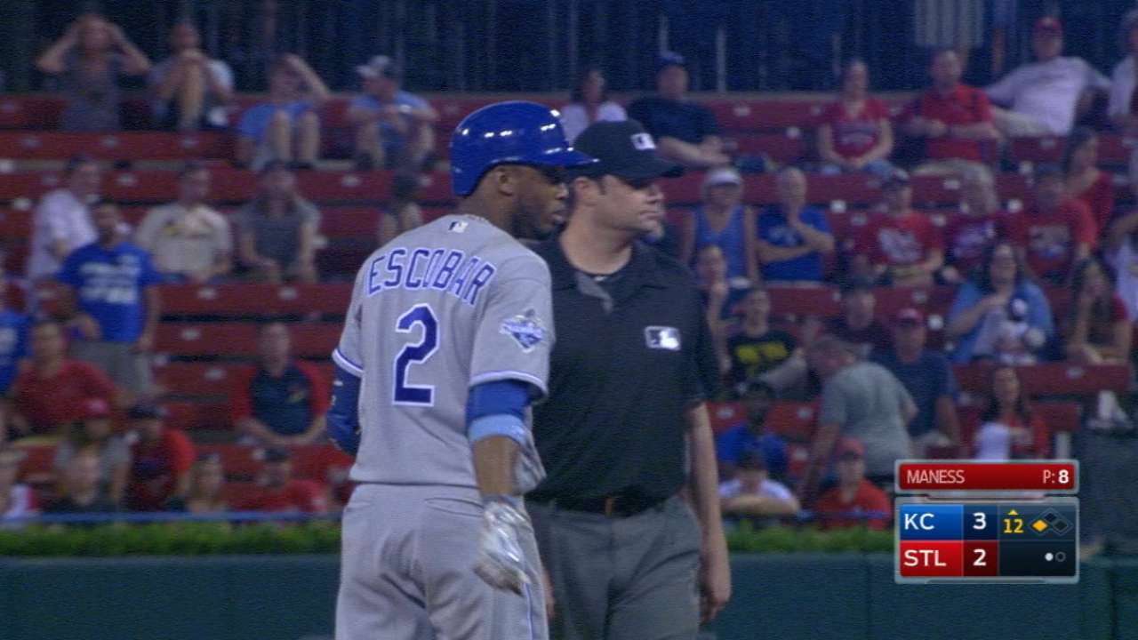 No rest in offing for Royals' iron man Escobar