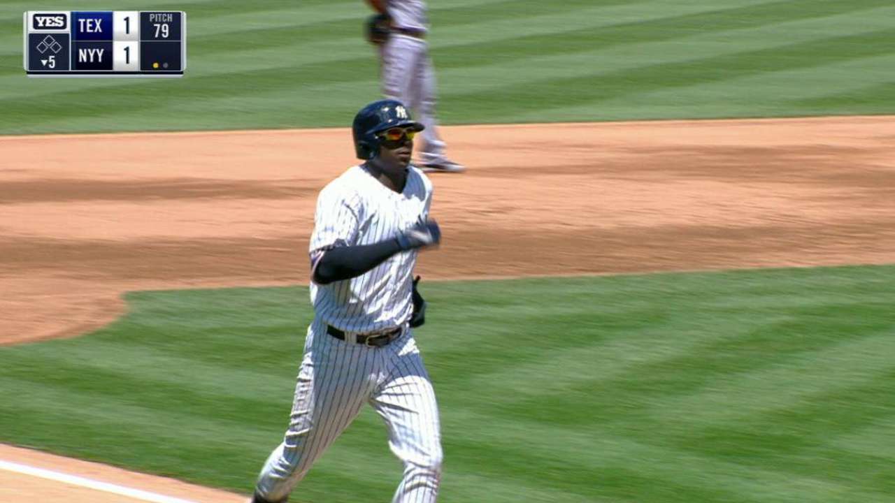 Gregorius' solo homer