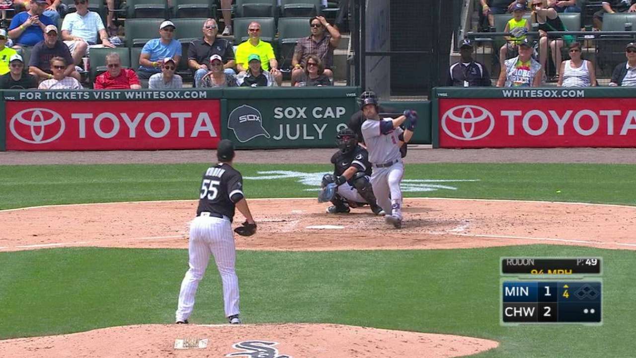 Dozier's jack extends streak