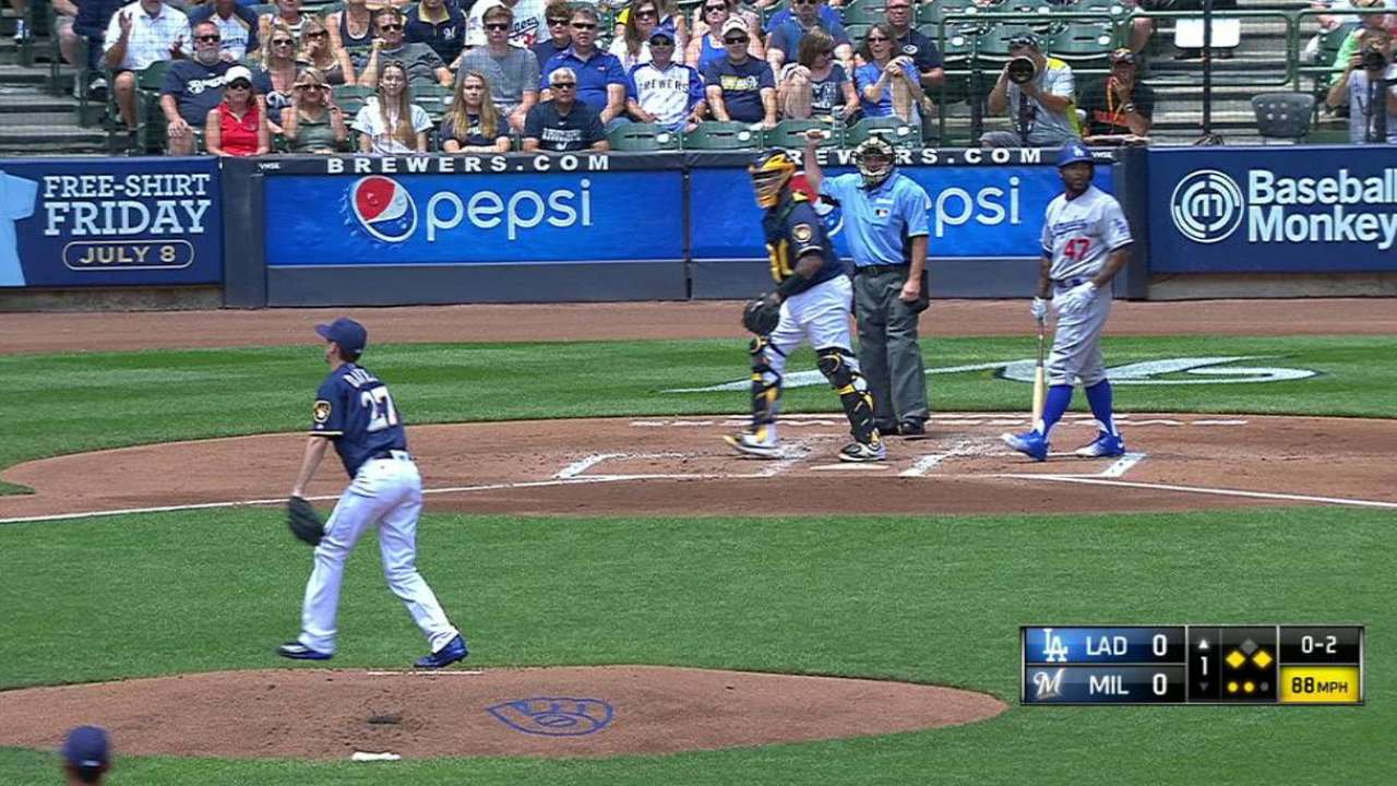 Davies strikes out Kendrick