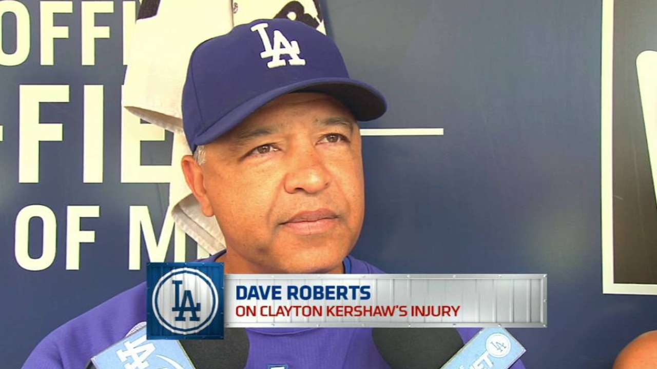 Dodgers won't fret over Kershaw's absence