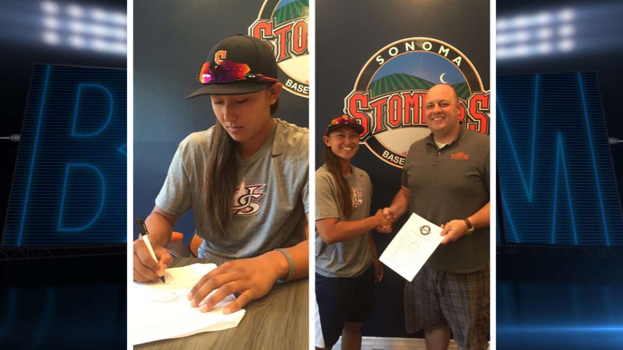 Stompers sign two females