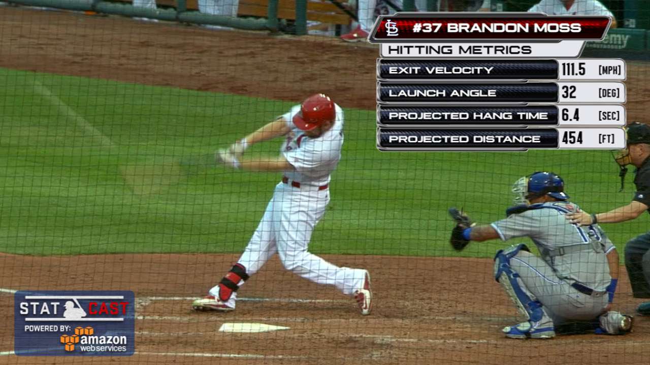 Cards place Moss on DL, recall Grichuk