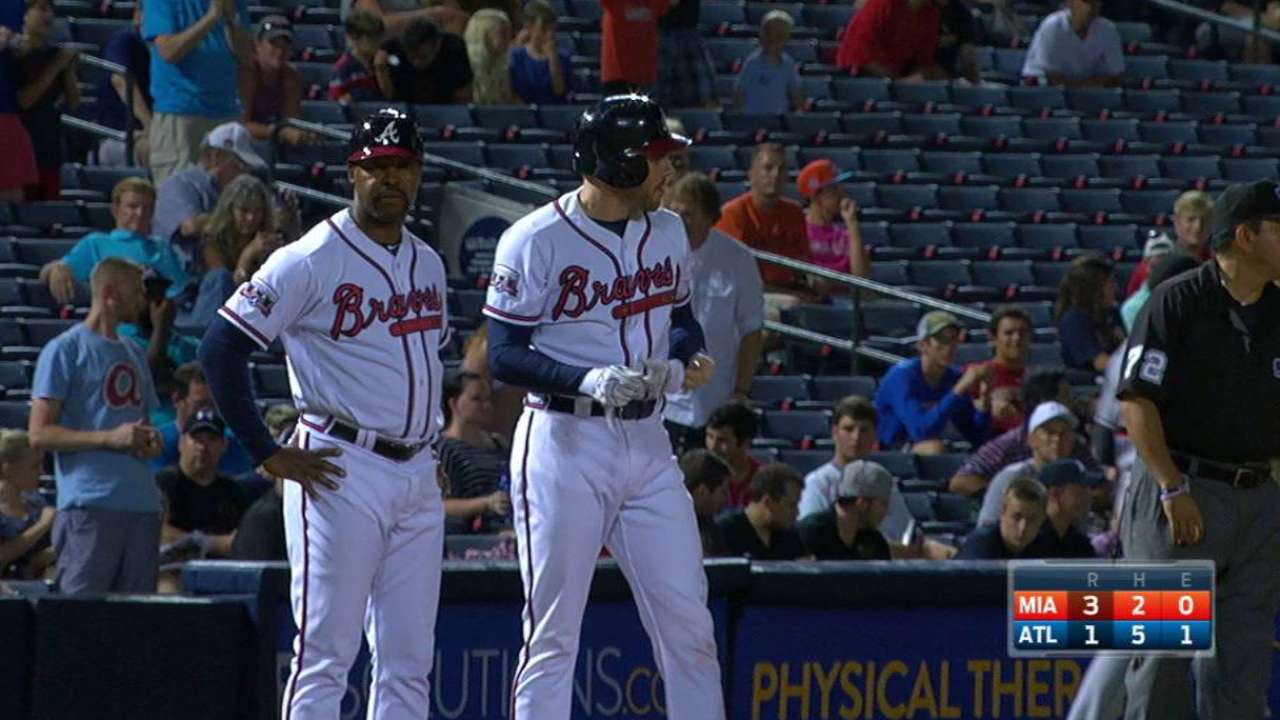 Freeman's RBI triple