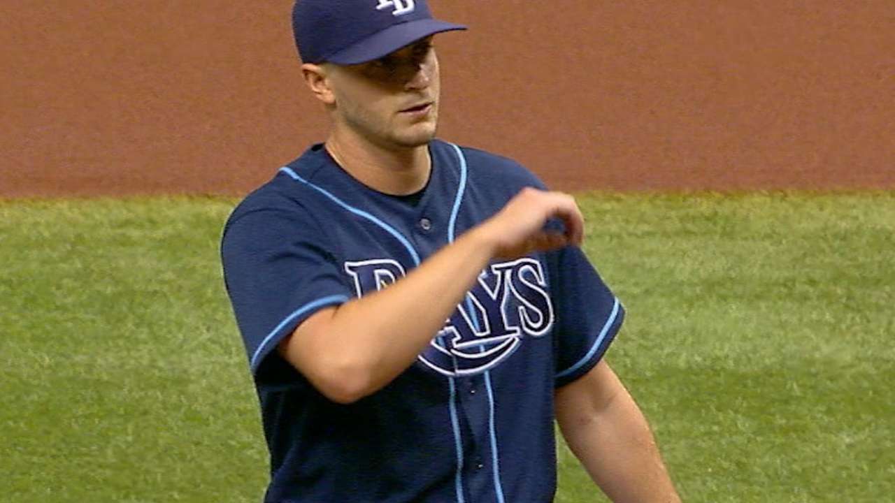 Odorizzi's seven strikeouts