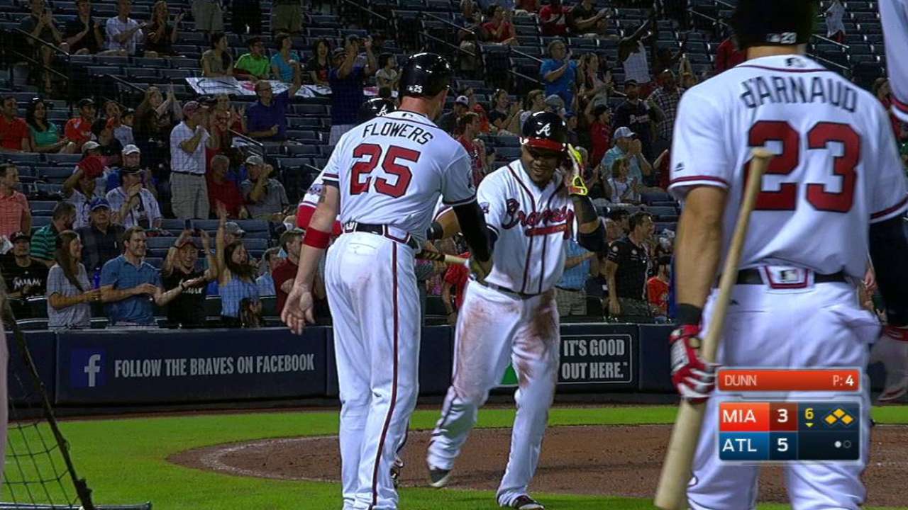 Snyder's two-run triple