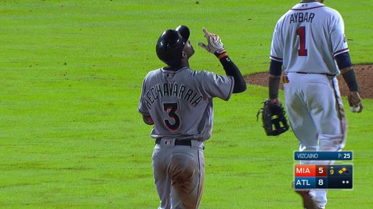 Hechavarria's RBI double